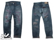 CLOT x Levis Python Rework Washed 505 Jeans