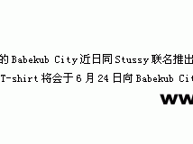 LYL־--- Stussy x Babekub City T-shirt